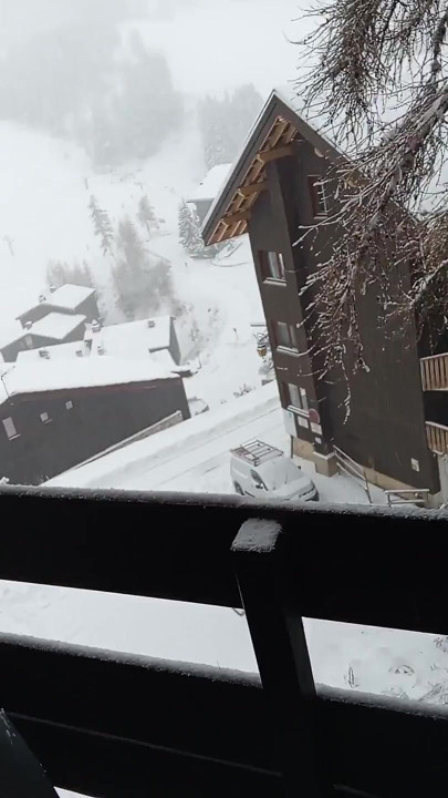 Na Varanda com Neve