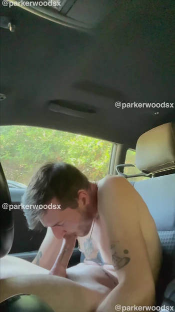Key moment from "Risky Selfsucking In The Car During Pool Party (2021)"