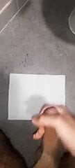 Cumming in the toilet, huge blast, huge explosion!