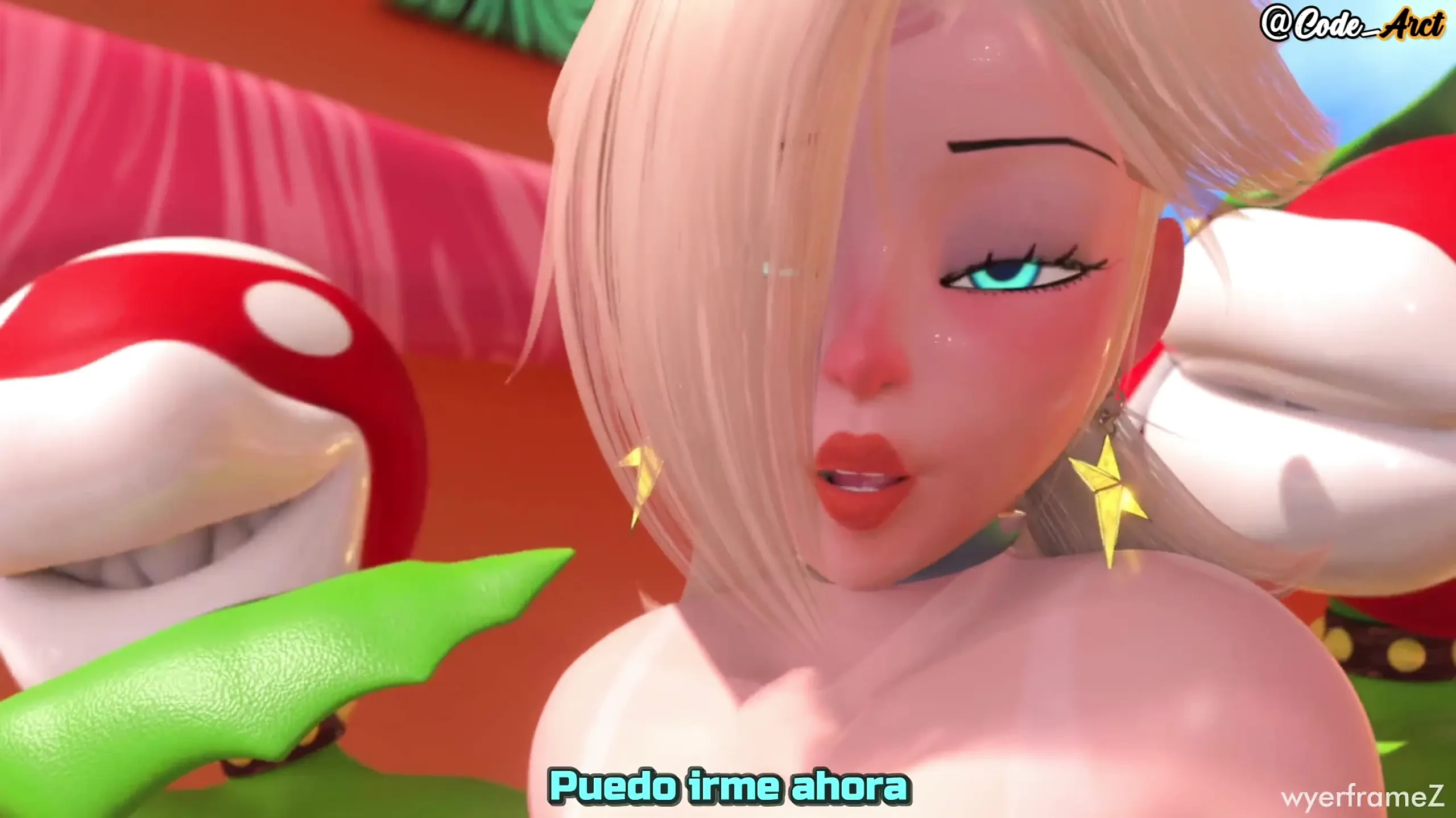 Rosalina被挤压到极限