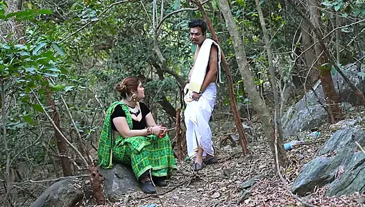 Die Täuschung Eines Dorfwaldmädchens Und Der Swamis Verrat Ein Versprechen, Das Nicht Eingehalten Wird