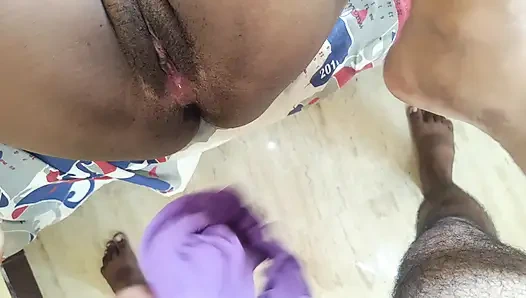 Housewife hard fuck in bed