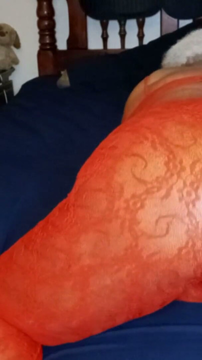 Feeling Horny In My Red Lace Bodystocking | Clip 1