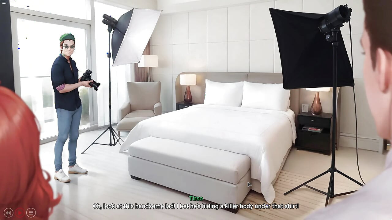 Sexy Model Girl Needs Help For Lingerie Photoshoot With Hotel Manager