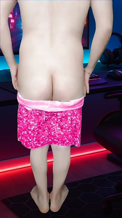 3 gamer femboy booty sweet white härlig vit söt ladyboy transgender sissy
