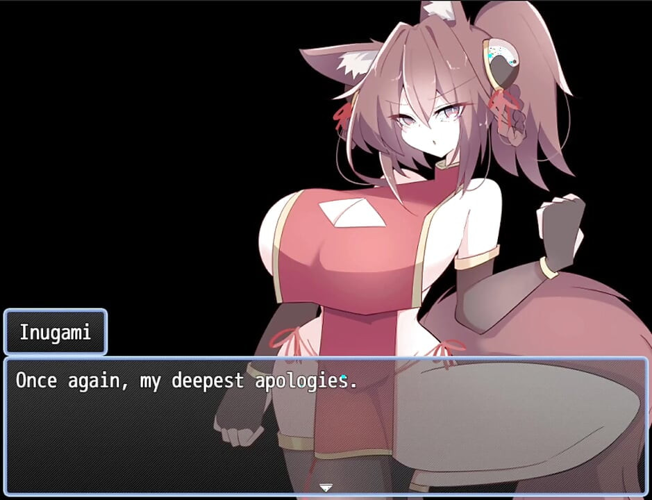 Cảnh inugami đuôi câu chuyện