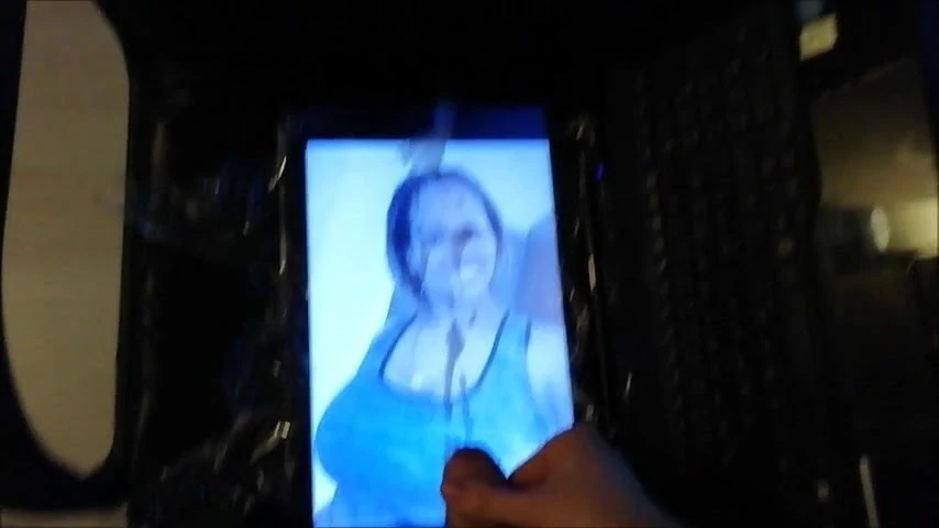 Big Black Tits Cum Tribute