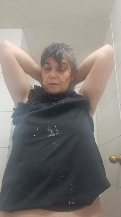 Mom Imagines Having Secret Sex with Him in the Bathroom.