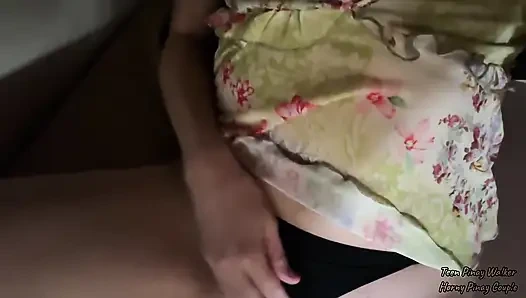 Филиппинка Ashley - Tiktok внезапно разгорялась и играла с собой