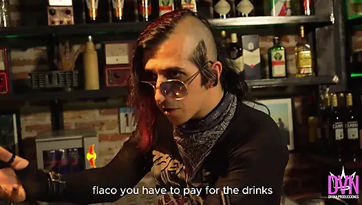 A Night with the Bartender X-13 Latex and Divine Maruuu