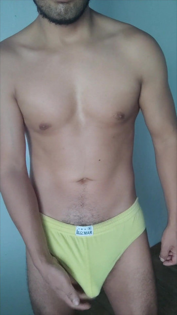 Epic moment from "I play with my huge bulge and then I cum intensely"