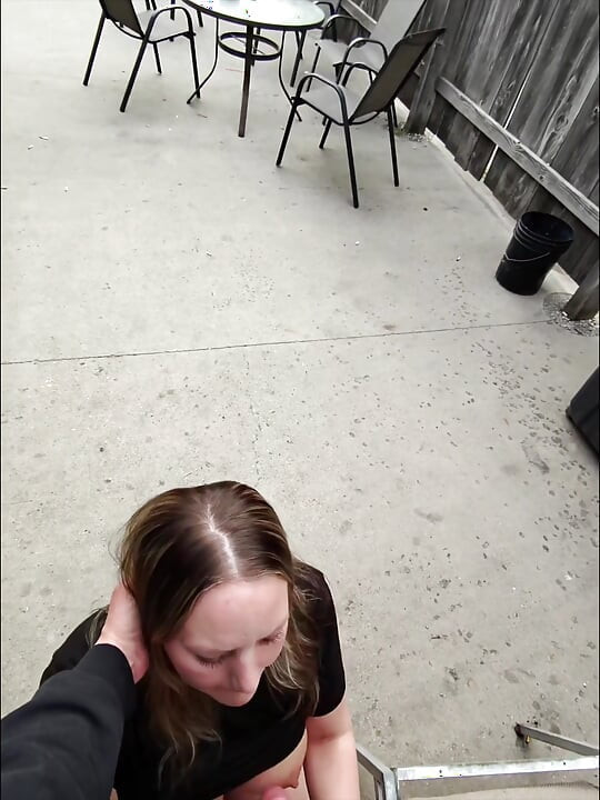 Slutty Wife Almost Caught Sucking Cock at the Bar
