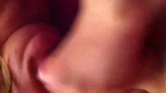me getting blow job of the girl friend close up