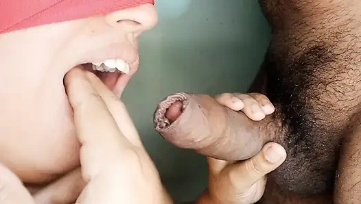 My stepsister is obsessed with playing with my foreskin, pushing her fingers as far inside my skin as she can.