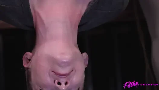 Charlee Chaste Gets Suspended As Dominant Woman Licks Her Pussy
