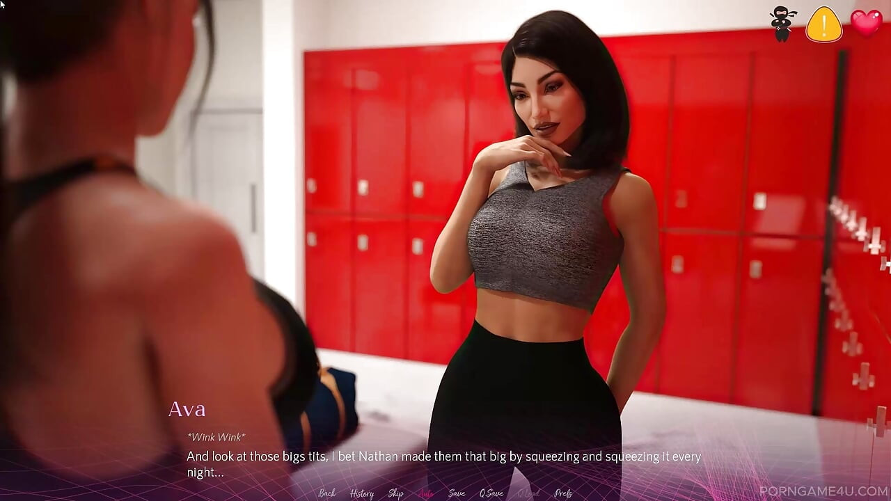 Thirsty MILF Seduces Married Friend in Gym Locker Room - the Office - Part 4 - Damaged Coda - by Porn Game 4u