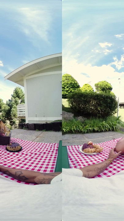 She Wants Picnic, I Give Her a Creampie - Virtual Real Porn | Clip 1