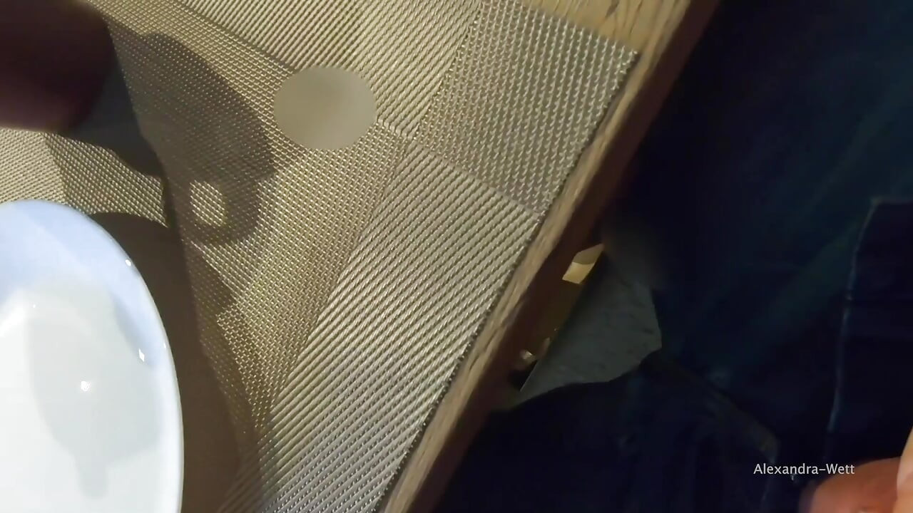 Blown Out in the Middle of the Restaurant, Under the Table