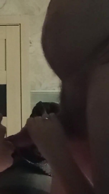 Must-share moment from "Milf with huge natural tits sucks and swallows cum"