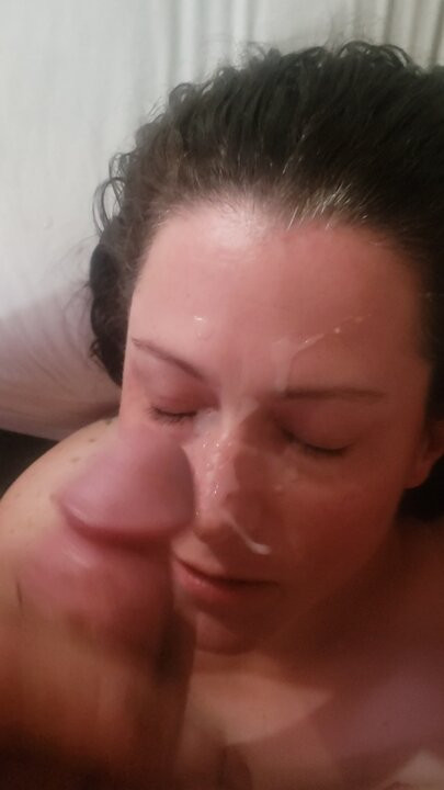 Another Cum Dumpster Homemade Facial  Cumshot