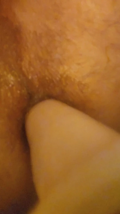 Me trying a dildo