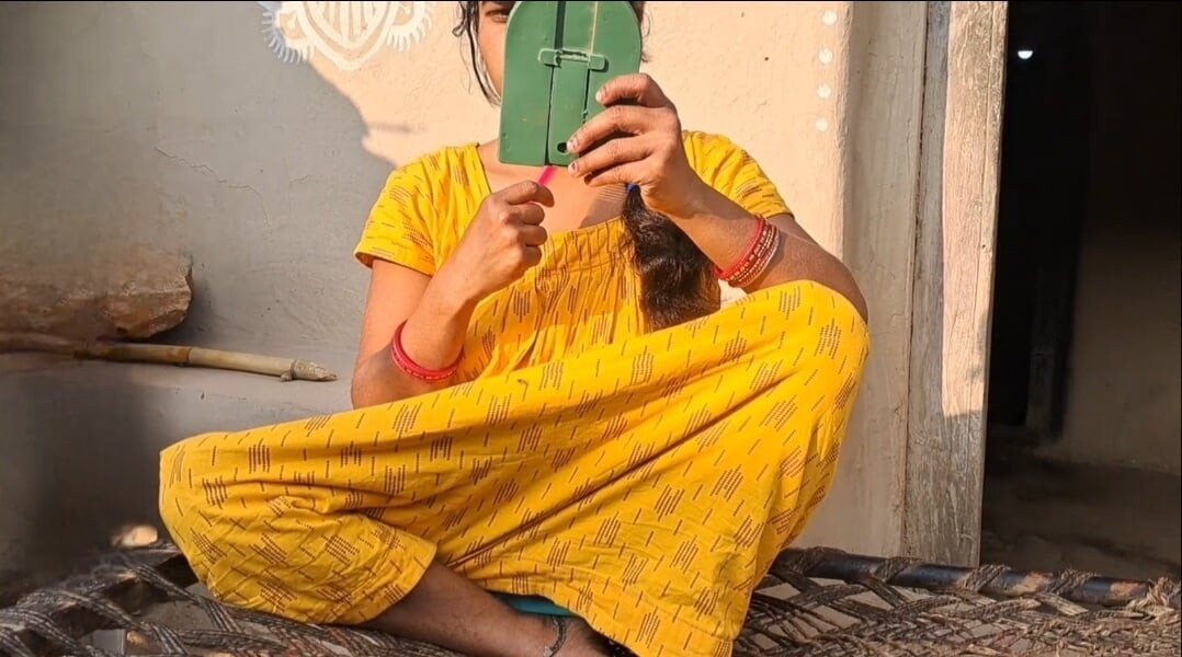 아름다운 인도 와이프 지불