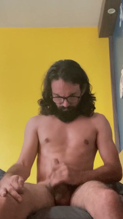Guy with Cerbral Palsy Shoots a load from his Big Dick | Clip 1