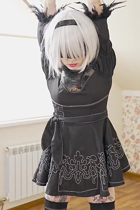 Nier Automata 2b Tied and Fucked