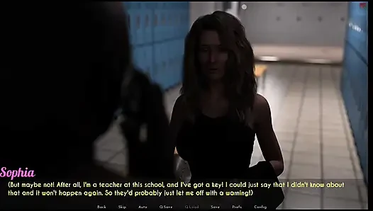 Dylan wanted to shower where Sophia bathed went to common shower he got a big dick