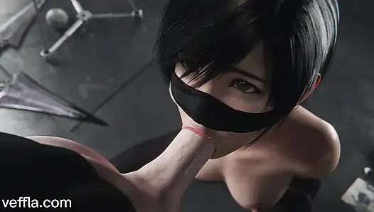 Yuffie Kisaragi's Wild Interrogation Fuck: Final Fantasy Hentai 4K 60FPS Creampie Nude Animation