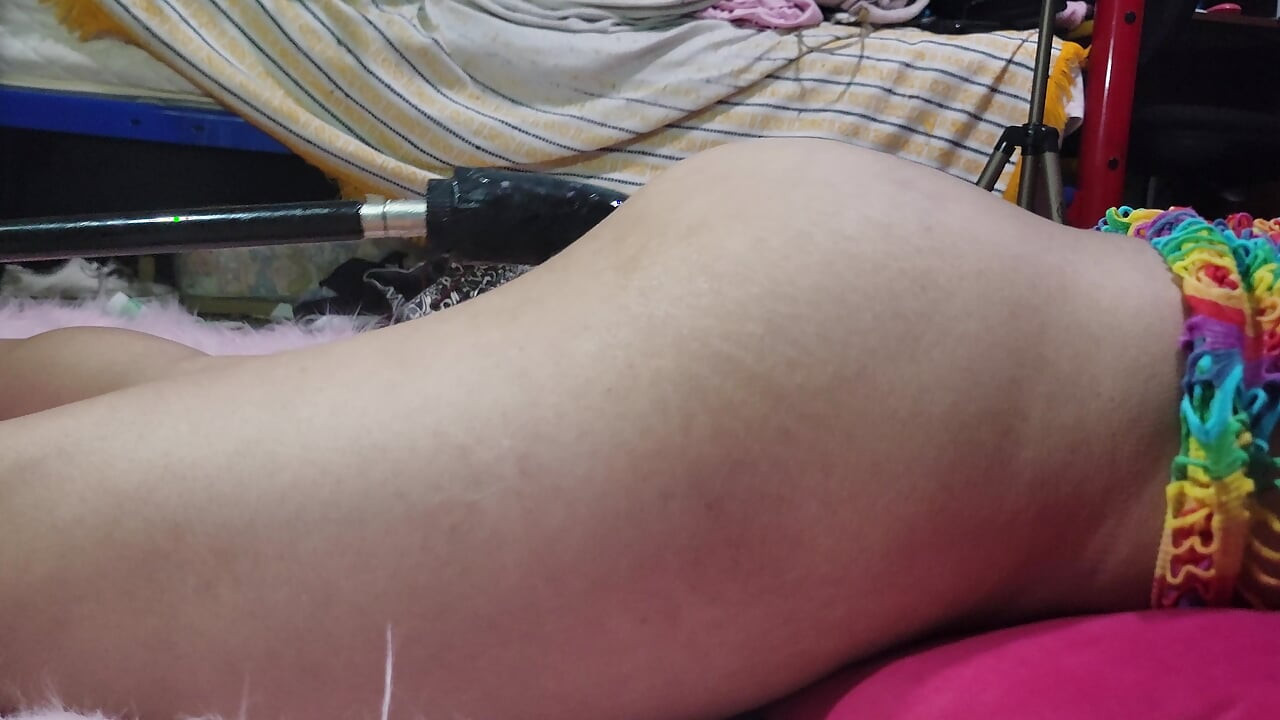 Does It Excite You to See This Huge Dildo Enter Me?