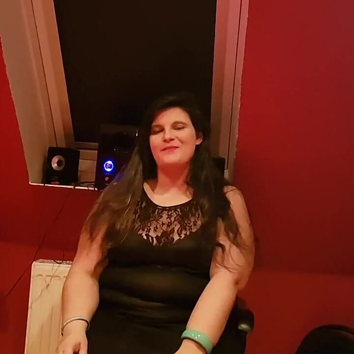 Dominant Brunette MILF Punishes Her Submissive Slave with Spanking and Fingering
