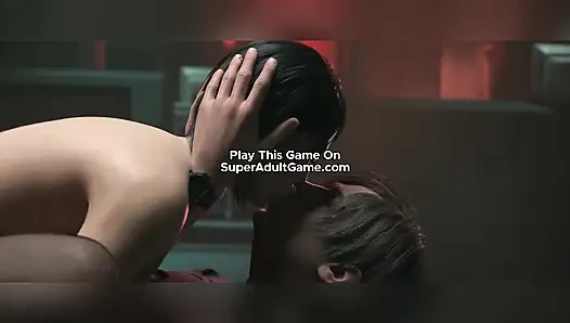 Ada Wong&Leon Passional Sex While No One Is Watching - 3D Uncensored