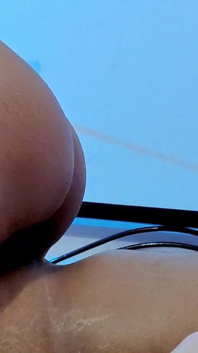 Iconic moment from "Lusty Big Booty Sister Rides Little Stepbrother."