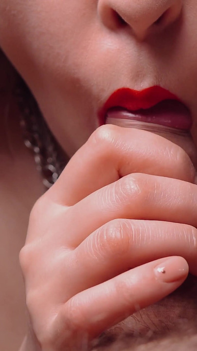 Must-share moment from "Gentle handjob and close-up blowjob from a cute girl with braces"