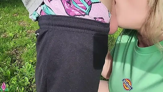 Cheating girlfriend loses remote control of ass plug in public and gives stranger man her asshole outdoors