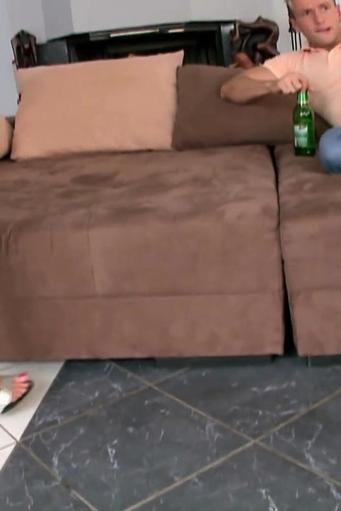 Foot Fetish Session with Cute French Girl