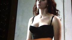 Scarlett Johansson are parte de spermă cu tribut și provocare cu masturbare
