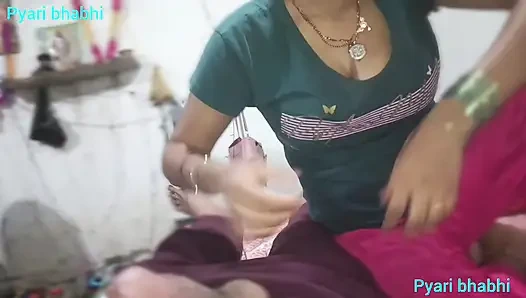 Bhabhi chus cock ke pani nikali bhabhi ki cock with big tits from brother-in-law's cock sucked Hindi audio