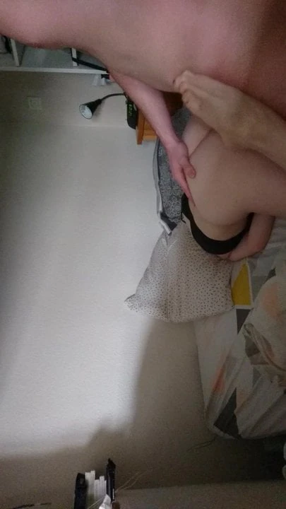 Slutty brunette doggystyle