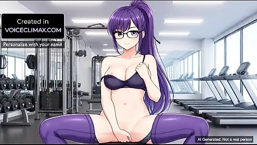 Sexy Gym Woman humillates you and laughs at Failed Workouts at gym and gives you femdom orders and jerk off instructions JOI