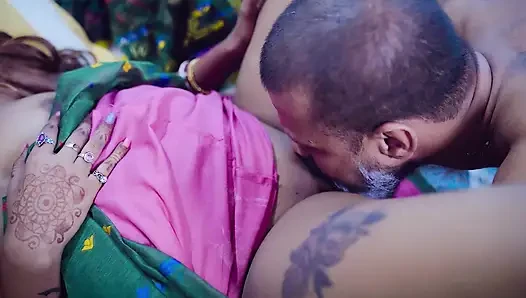 Bete ke ghar pe nhi rahne par sasur ne meri jawani ki pyaas bujhai