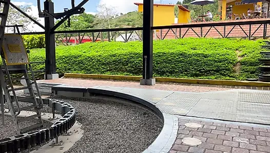 Blasen Und Ficken In Der Seilbahn In Kolumbien, Santander Mit Einer Sehr Geilen Schwangeren