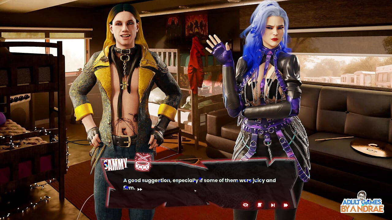 Sex, Sin & Rock'n'roll Gameplay Part 1 - Van Crash, Motel Stop & a Strange New Beginning