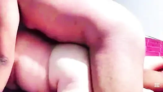 Anal sex with a big-assed granny