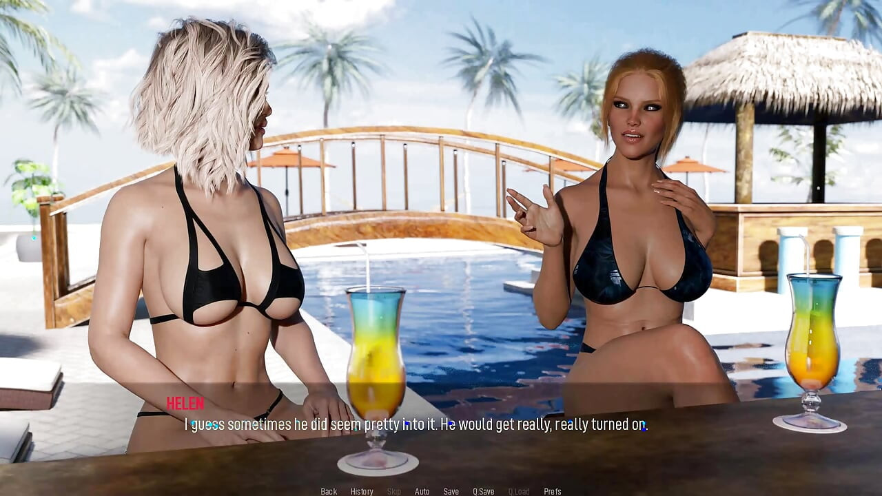 Shared Desires: Sexy Hotwives Topless on the Beach - Episode 2