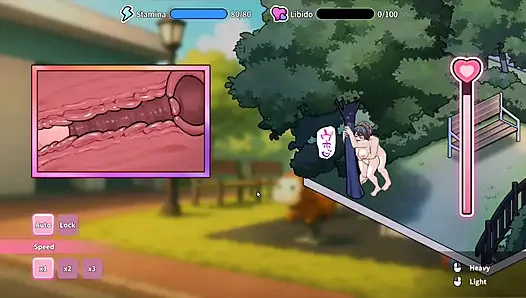 Хентай игра - секс грудастой полицейской - аморальная баня