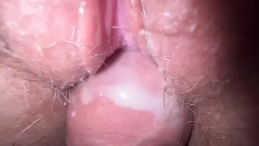 Close up - ngentot sama teman sekamarku yang masih remaja dan crot di memek berbulu