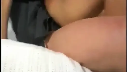 A Sexy Brunette Ass Whore Gets Bent Over and Fucked in Her Tight Ass by Two Guys