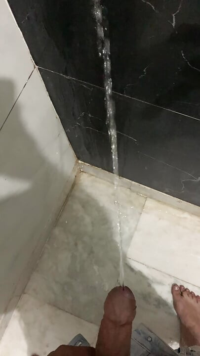 Orinar en el baño - fantasías pervertidos